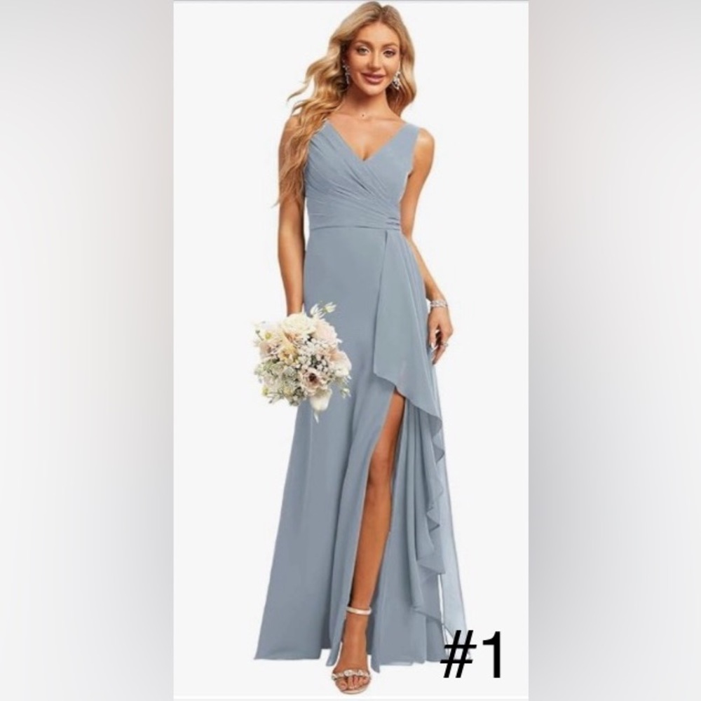 Elegant Blue Evening Gown